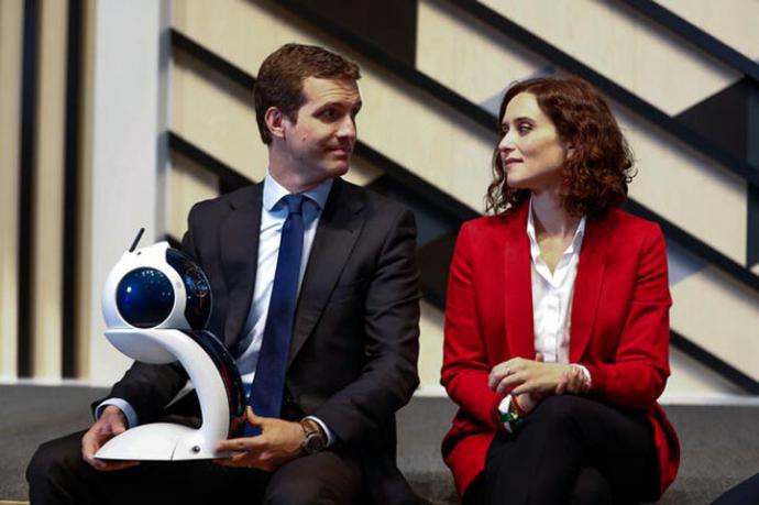 Pablo Casado e Isabel Díaz Ayuso 