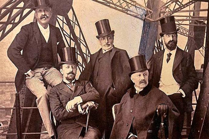 Sagasta en París en la celebración de la Exposición Universal de 1889