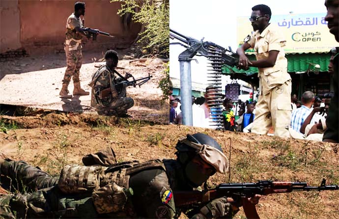 Mercenarios Colombianos en Sudán (Foto: La Silla Vacía)]