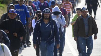 Migrantes que iban a EEUU varados en la selva panameña