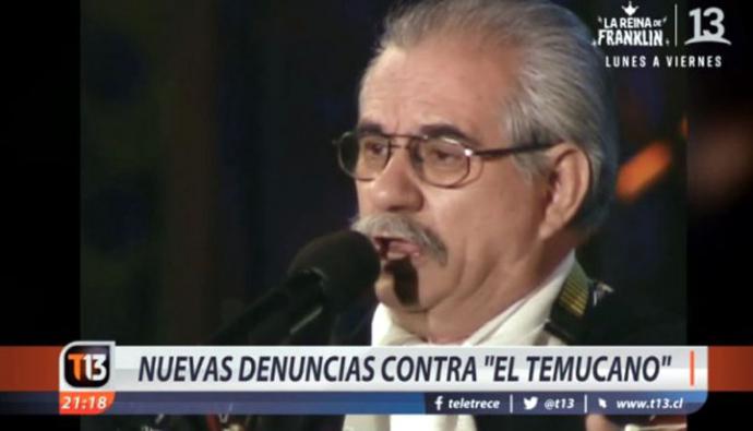 Tito Fernández, 'El Temucano', declaró por cuatro horas en la Brigada de Delitos Sexuales de la Policía de Investigaciones (PDI). (Captura de pantalla)