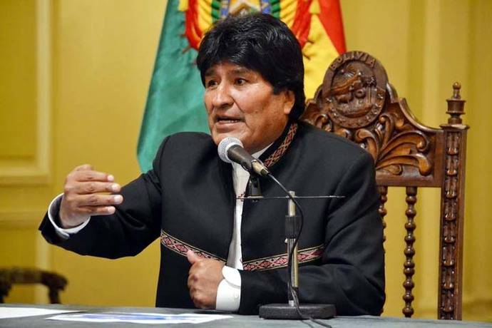 Evo Morales, presidente del país