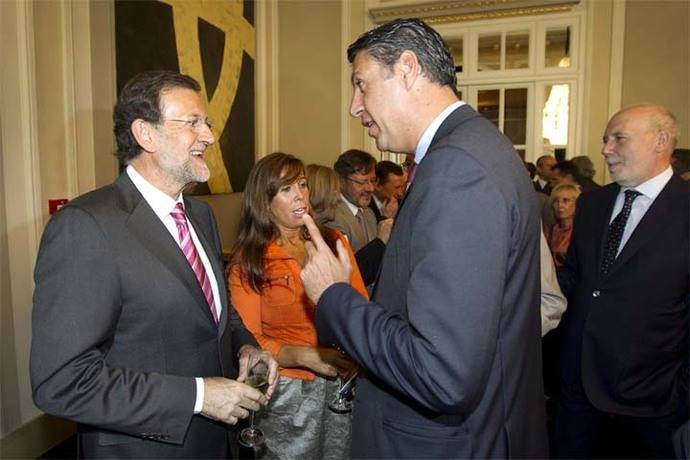 Rajoy (i) y Albiol en una imagen de archivo