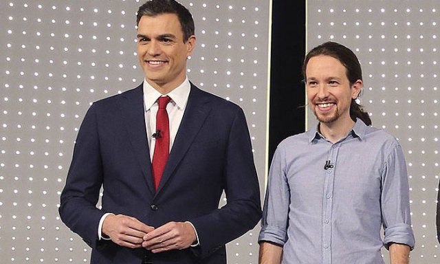 Sánchez e Iglesias constatan sus diferencias sobre la composición del 'Gobierno de cooperación'