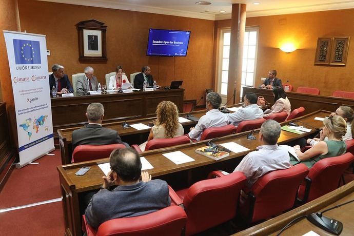 Jornada empresarial sobre Ecuador en la Cámara de Comercio de Málaga