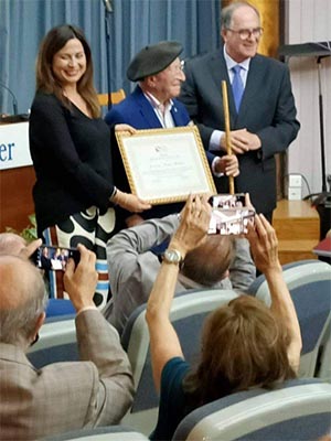 Zacarías Puente fue homenajeado por la Sociedad Cántabra de Escritores