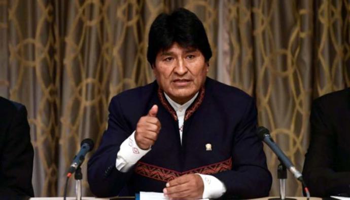 Evo Morales, presidente de Bolivia