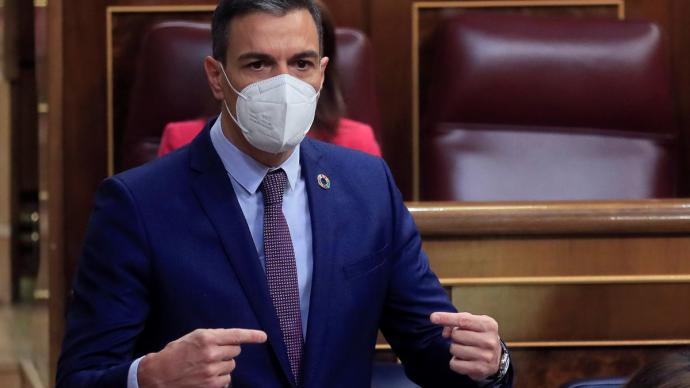 Pedro Sánchez, este miércoles en el Congreso. EFE/ Fernando Alvarado EFE/ Fernando Alvarado