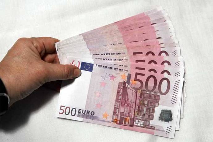Billetes de 500 euros (imagen de archivo)