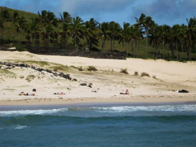 La Bahía donde llegó el Ariki Motongi Hotumatu’a