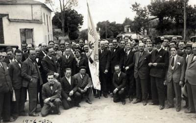 Homenaxe-Castelao e 1932-Arquivo-RAG-recorte-homenaxe-Castelao Homenaxe a Castelao en Lugo o 19 de xuño de 1932