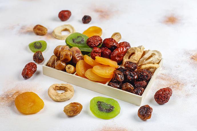 Frutas deshidratadas