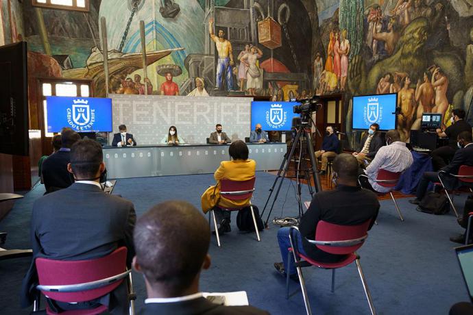 El Cabildo de Tenerife muestra a una delegación africana prácticas de sostenibilidad medioambiental y agraria