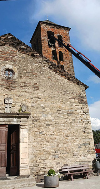 Eth Conselh Generau d’Aran restaurarà es campanes deth campanau de Santa Maria de Vilamòs