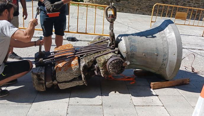 Eth Conselh Generau d’Aran restaurarà es campanes deth campanau de Santa Maria de Vilamòs