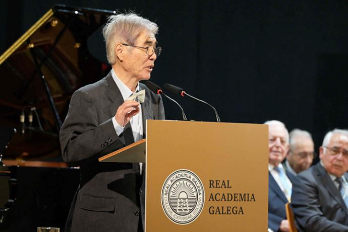 Takekazu Asaka, novo académico de honra: “Para min, nipogalego, a lingua propia de Galicia é a miña segunda lingua”