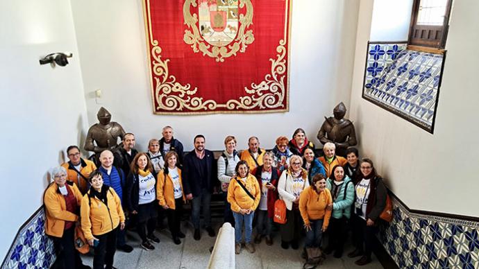 Doce peregrinos húngaros del Camino de Santiago viajan hasta Ávila para conocer la provincia