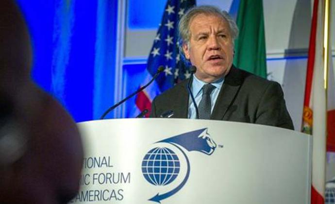 El secretario general de la OEA, Luis Almagro