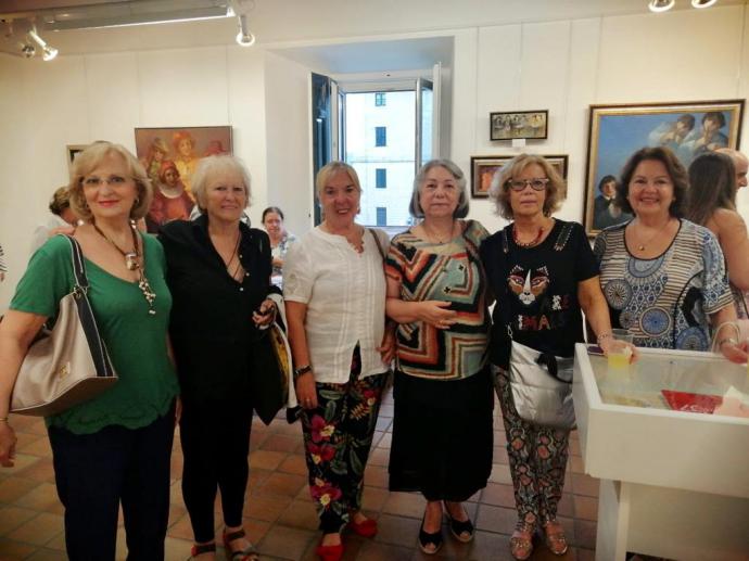 Antonia Nieto. Inauguración de su exposición “Expresiones. Retrospectiva 1979 -2019” en la Casa de Cultura de San Lorenzo de El Escorial