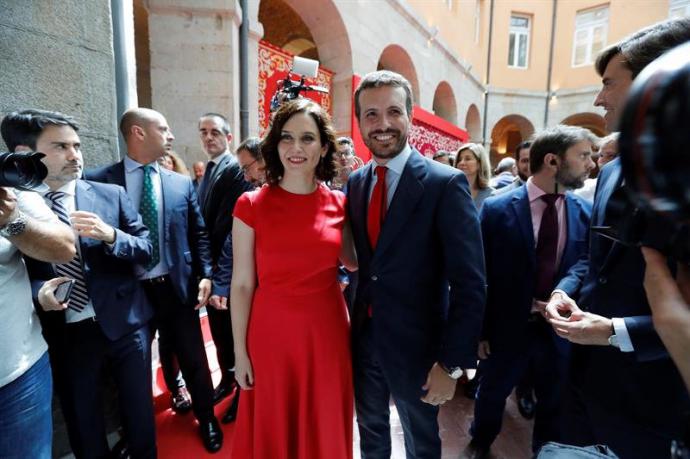 Isabel Díaz Ayuso toma posesión como presidenta de Madrid