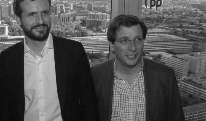 Pablo Casado y José Luis Martínez-Almeida, en una imagen de archivo