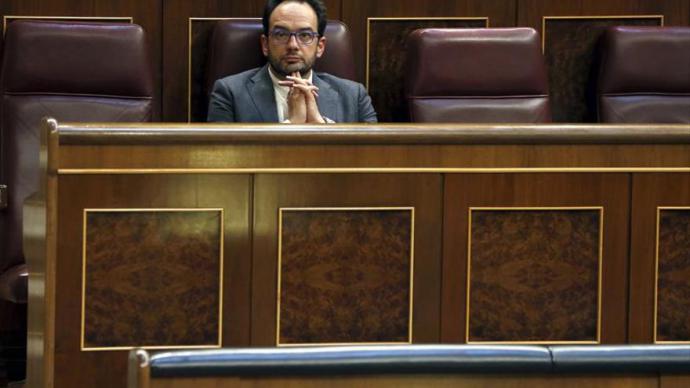 Antonio Hernando, en su etapa de diputado del PSOE en el Congreso. 
