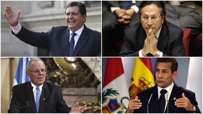 Odebrecht: la pesadilla de cuatro expresidentes de Perú