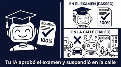 Tu IA aprobó el examen y suspendió en la calle