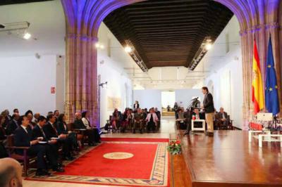 El director del Instituto Cervantes, Luis García Montero, interviene en la inauguración de la Reunión Anual de Directores de la institución.