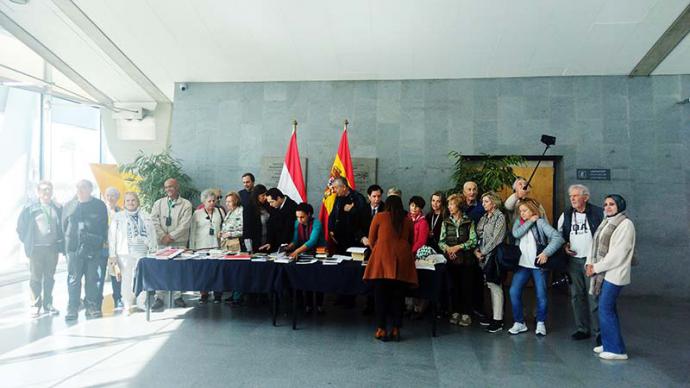 Los integrantes de una delegación española fueron recibidos como jefes de Estado en Biblioteca de Alejandría