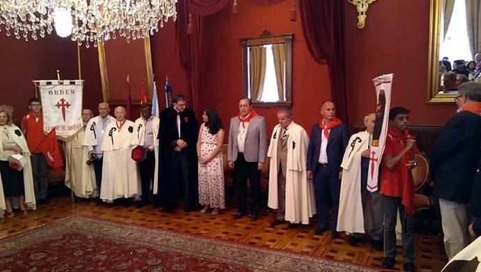 Los Caballeros de la Orden del Camino volvieron reunirse en Santiago de Compostela
