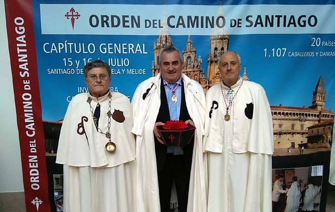 Los Caballeros de la Orden del Camino volvieron reunirse en Santiago de Compostela