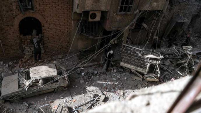 Habitantes de Damasco viven todos los días con la angustia que genera los bombardeos
