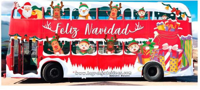 Papá Noel se acercará a los barrios de Santa Cruz de Tenerife gracias a “La Guagua Navideña” by