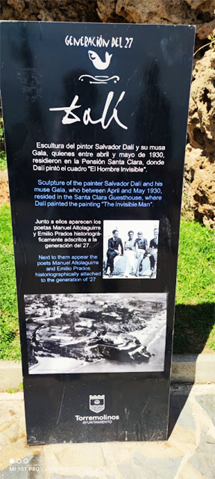 Generación literaria del 27, tan valiosa como la del Siglo de Oro. Monumento en Torremolinos