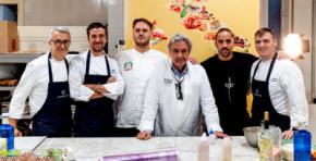 Chefs protagonistas de la X Semana de la Cocina Italiana en Madrid.