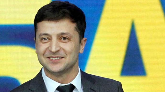 El actor Vladímir Zelenski , nuevo presidente de Ucrania