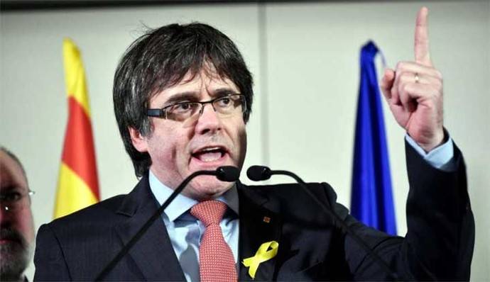 Carles Puigdemont, ex presidente de la Generalitat de Cataluña. 