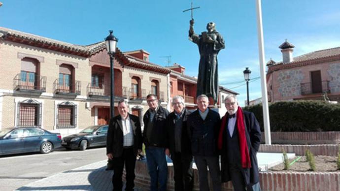 Jorge Lencero, escultor de la estatua de Fray Sebastián de Totanés