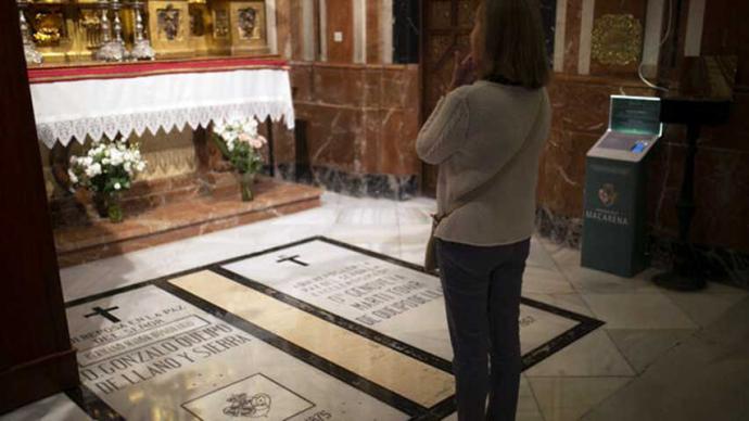 Queipo de Llano será exhumado después de Semana Santa y trasladado a la sacristía de La Macarena