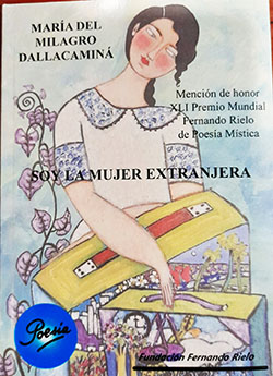 Mily Dallacaminá, poeta argentina, autora del libro 'Soy la mujer extranjera', publicado por la Fundación Fernando Rielo