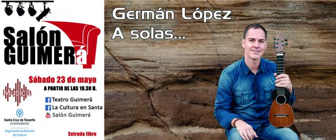 El timplista Germán López, ofrecerá un concierto de timple en el Salón Guimerà 'on line'
