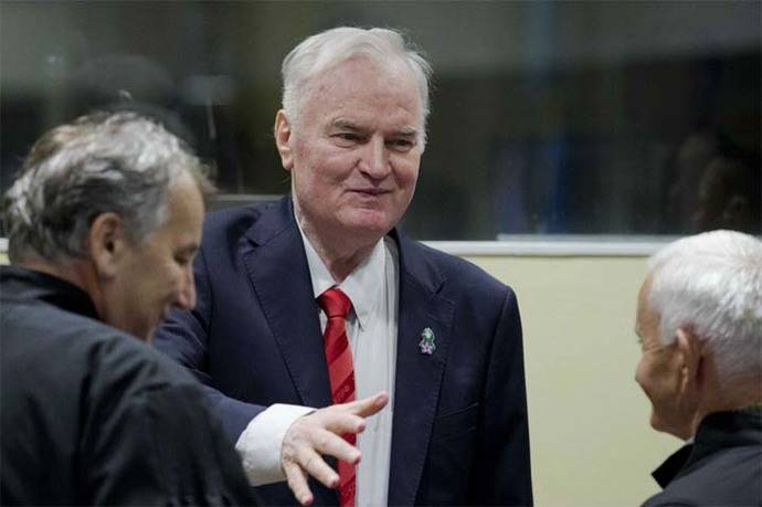 El exmilitar serbiobosnio Ratko Mladic 
