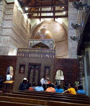 La iglesia copta de San Sergio, refugio de la Sagrada Familia durante su exilio en Egipto