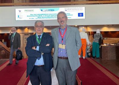 El Secretario General de la Fundación Philippe Cousteau (Rafael Lobeto Lobo) y el Delegado para Italia y la Comisión Europea (Mario Dogliani) participaron en la 3ª Conferencia Internacional LIFE4MEDECA.