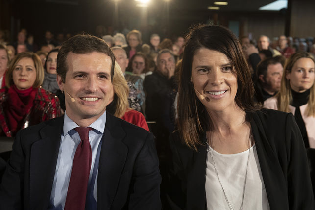 Casado participó recientemente en la presentación de Beitia como candidata. | JUANMA SERRANO