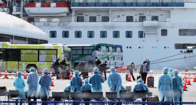 El crucero Diamond Princess estuvo en cuarentena en Yokohama, Japón, por más de 15 días