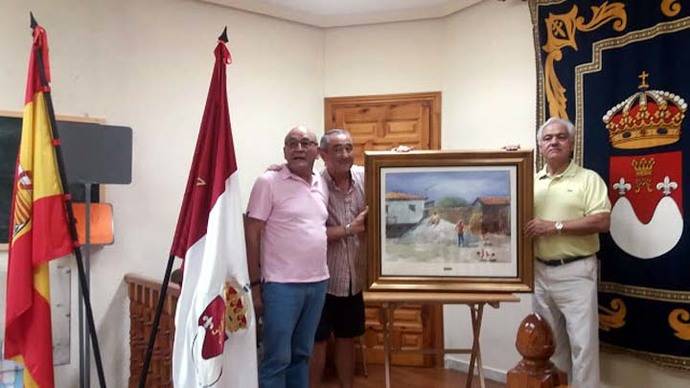 Dos cuadros del pintor Pablo Reviriego para el Ayuntamiento de Santa María del Berrocal