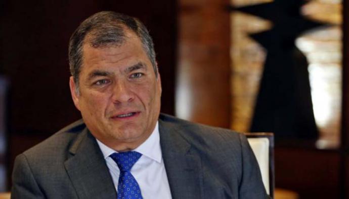El ex presidente de Ecuador, Rafael Correa