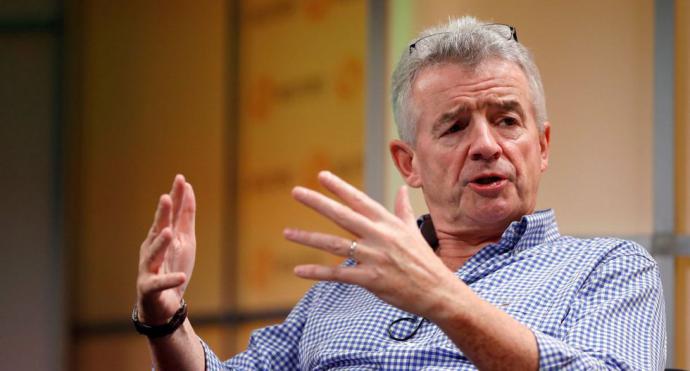 El presidente de la aerolínea Ryanair, Michael O'Leary. 